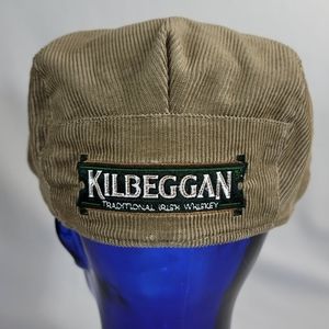 Kilbeggan Traditional Irish Whiskey Newsboy Flat Cap Corduroy Hat